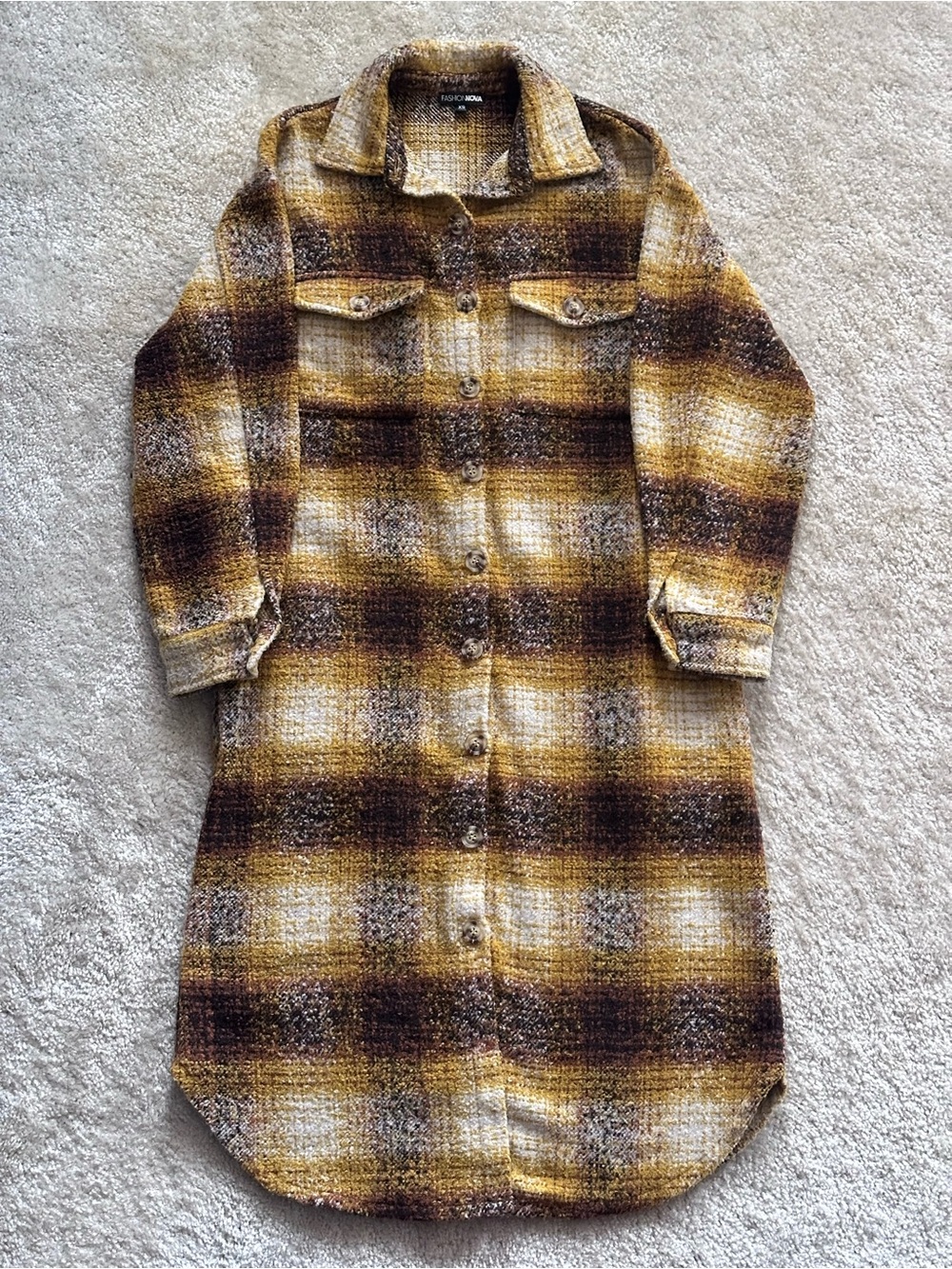 Fashion Nova - Women's Plaid Shacket